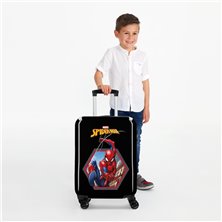 Maleta de Cabina Spiderman Geo rígida 55cm Negra