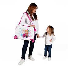 Maleta infantil 2 ruedas multidireccionales Sparkle Frozen