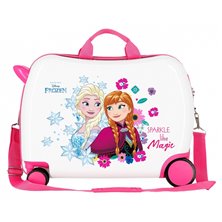 Maleta infantil 2 ruedas multidireccionales Sparkle Frozen