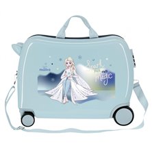 Maleta infantil Frozen Spark your own magic con ruedas multidireccionales Azul