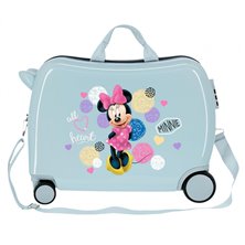Maleta infantil 2 ruedas multidireccionales Love Minnie Heart Azul