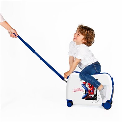 Maleta infantil 2 ruedas multidireccionales Spiderman Action