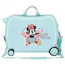 Maleta infantil Minnie Mouse That´s Easy 2 ruedas multidireccionales Turquesa