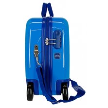 Maleta infantil 2 ruedas multidireccionales Cars Champ Azul