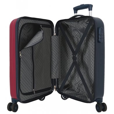 Maleta de cabina EL POTRO Chic rígida 55cm Rojo Granate