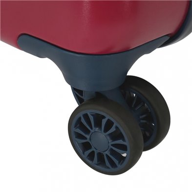 Maleta de cabina EL POTRO Chic rígida 55cm Rojo Granate