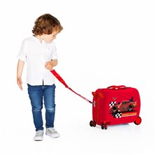 Maleta infantil 2 ruedas multidireccionales McQueen Roja