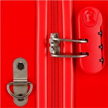 Maleta infantil 2 ruedas multidireccionales McQueen Roja