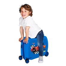 Maleta infantil 2 ruedas multidireccionales McQueen Azul