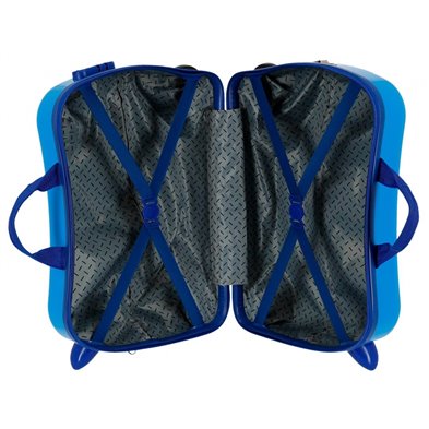 Maleta infantil 2 ruedas multidireccionales McQueen Azul