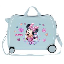 Maleta infantil Minnie Super Helpers ruedas multidireccionales azul claro