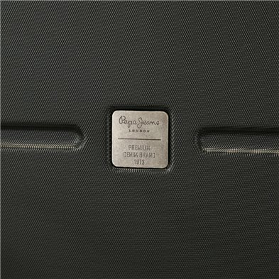 Maleta de cabina Pepe Jeans Chest Negro rígida 55cm