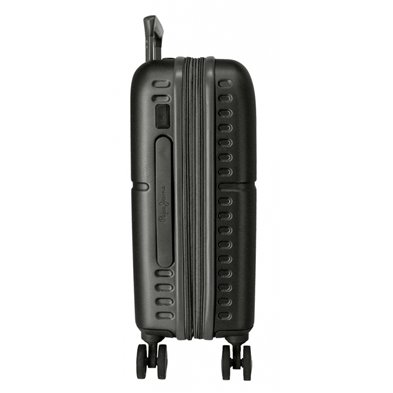 Maleta de cabina Pepe Jeans Jane Negra expandible rígida 55cm