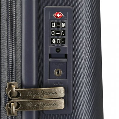 Maleta de cabina Pepe Jeans Jane marino rígida 55cm