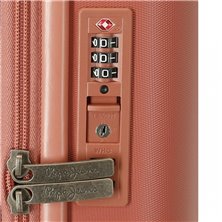Maleta de cabina Pepe Jeans Laila terracota rígida 55cm