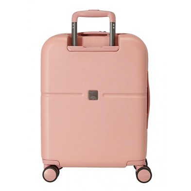 Maleta de cabina Pepe Jeans Laila rosa claro rígida 55cm