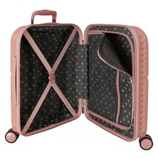 Maleta de cabina Pepe Jeans Laila rosa claro rígida 55cm