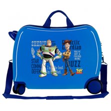 Maleta infantil 2 ruedas multidireccionales Toy Story You´ve got a Friend on me Azul