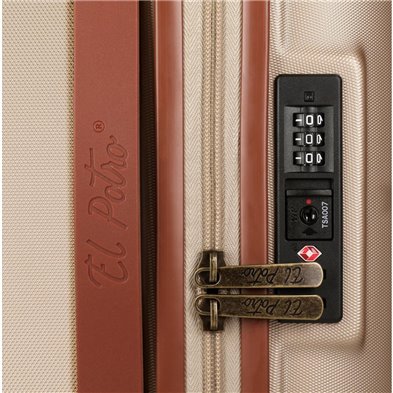 Maleta de cabina El Potro Ocuri champagne 55cm