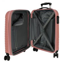 Maleta de Cabina Roll Road India Expandible Nude