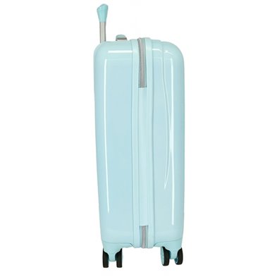 Maleta de cabina Frozen Memories rígida 55 cm turquesa