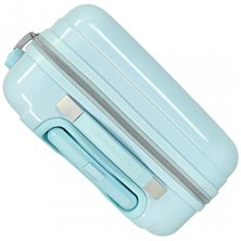 Maleta de cabina Frozen Memories rígida 55 cm turquesa