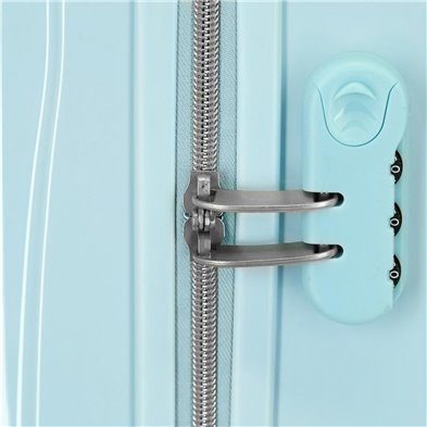 Maleta de cabina Frozen Memories rígida 55 cm turquesa