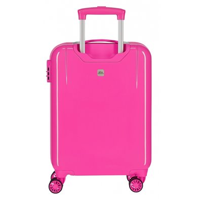 Maleta de cabina Movom Arcoiris Always Smile rígida 55cm Fucsia