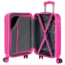 Maleta de cabina Movom Arcoiris Always Smile rígida 55cm Fucsia