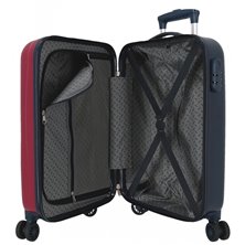 Maleta de cabina Bambi rígida 55 cm Granate