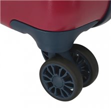 Maleta de cabina Bambi rígida 55 cm Granate