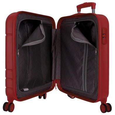 Maleta de cabina Movom Galaxy rígida 55cm burdeos