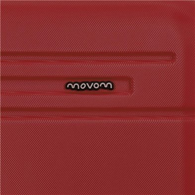 Maleta de cabina Movom Galaxy rígida 55cm burdeos