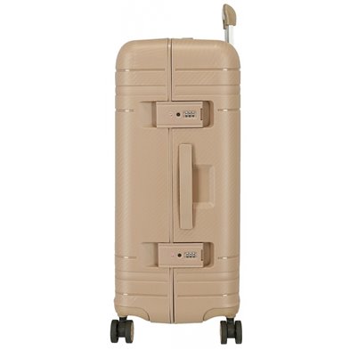 Maleta Mediana Movom Dimension Rígida 66cm Champagne