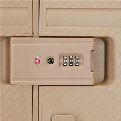 Maleta Mediana Movom Dimension Rígida 66cm Champagne