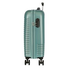 Maleta de cabina Roll Road India Rígida 55cm Turquesa