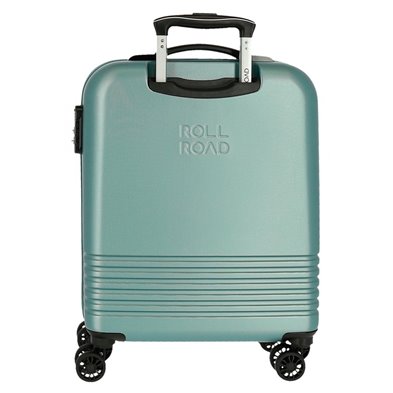 Maleta de cabina Roll Road India Rígida 55cm Turquesa