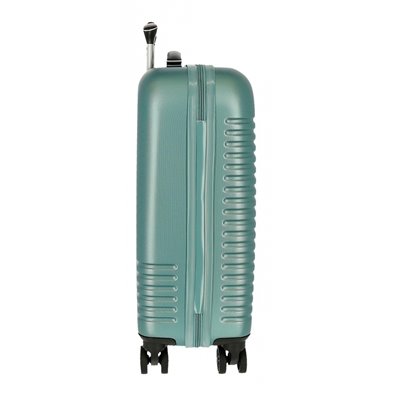 Maleta de cabina Roll Road India Rígida 55cm Turquesa