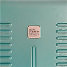 Maleta de cabina Roll Road India Rígida 55cm Turquesa