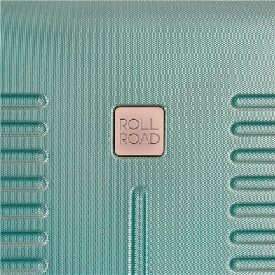 Maleta de cabina Roll Road India Rígida 55cm Turquesa