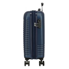 Maleta de cabina Roll Road India Rígida 55cm Azul Marino