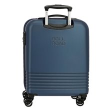 Maleta de cabina Roll Road India Rígida 55cm Azul Marino