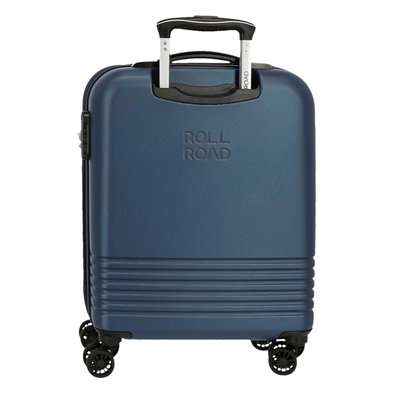 Maleta de cabina Roll Road India Rígida 55cm Azul Marino