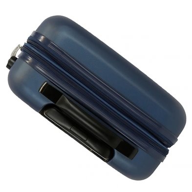 Maleta de cabina Roll Road India Rígida 55cm Azul Marino