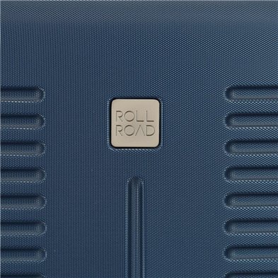 Maleta de cabina Roll Road India Rígida 55cm Azul Marino