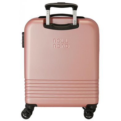 Maleta de cabina Roll Road India Rígida 55cm Nude
