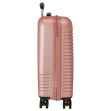 Maleta de cabina Roll Road India Rígida 55cm Nude