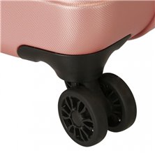 Maleta de cabina Roll Road India Rígida 55cm Nude