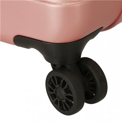 Maleta de cabina Roll Road India Rígida 55cm Nude