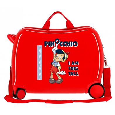 Maleta infantil 2 ruedas multidireccionales Pinocchio